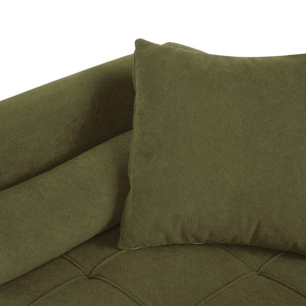 Beliani GONESSE - Chaise longue-Groen-Polyester