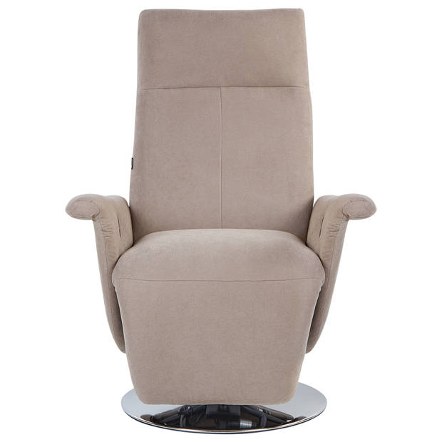 Beliani PRIME - TV-fauteuil-Beige-Polyester