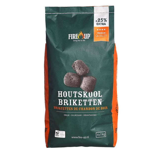 BBQ starterspakket - houtskool briketten 10 kilo - barbecue aanmaak houtwolkrullen 150x - Briketten