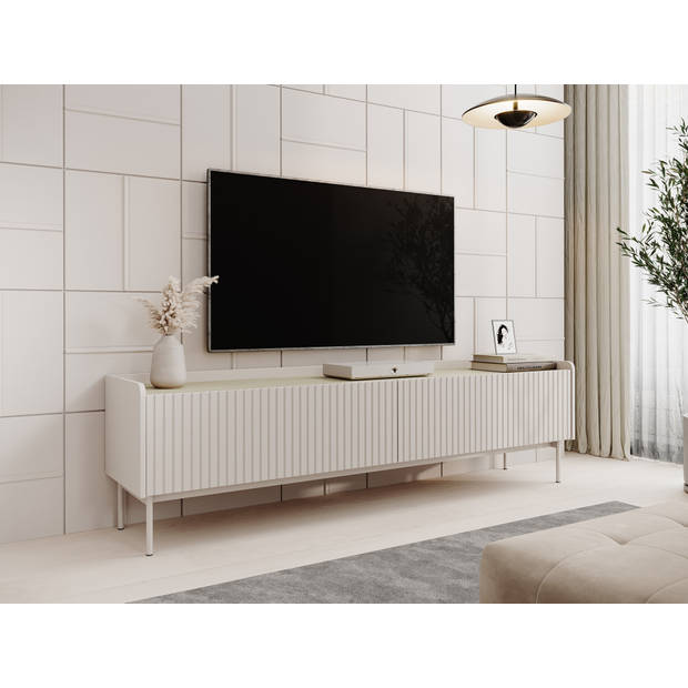 Meubella TV-Meubel Livako - Beige - 181 cm