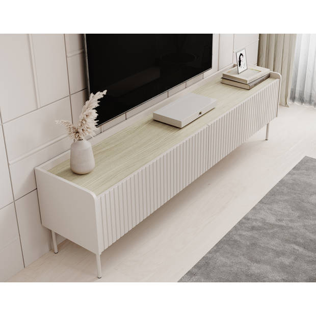 Meubella TV-Meubel Livako - Beige - 181 cm