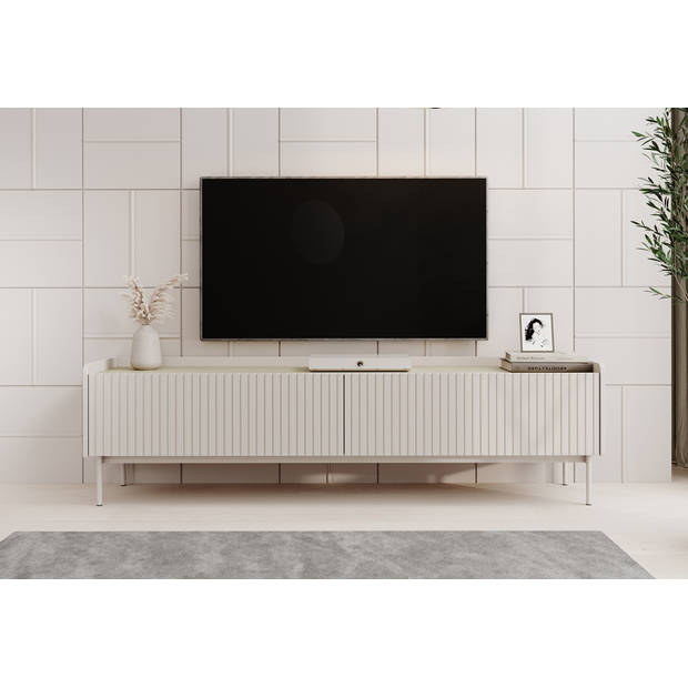 Meubella TV-Meubel Livako - Beige - 181 cm