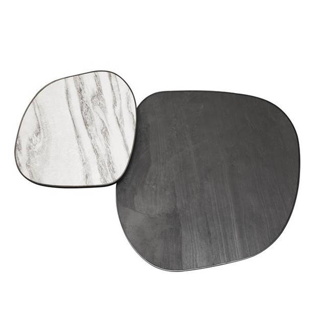 Hoyz Collection - Salontafel Slate Organic - Leisteen - Set van 2