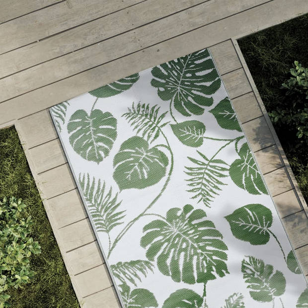 vidaXL Buitenkleed 80x250 cm polypropeen groen