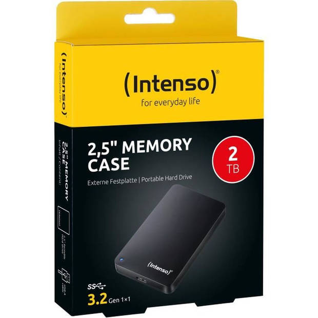 Draagbare externe harde schijf - INTENSO - HDD 3.2' - 2 TB - Antraciet