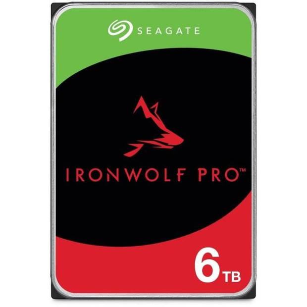 SEAGATE TECHNOLOGIE - IronWolf Pro - 6TB interne harde schijf - Voor IronWolf Pro NAS