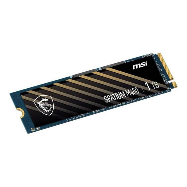 MSI - SPATIUM M450 - Interne SSD - 1TB - PCIe 4.0 NVMe M.2