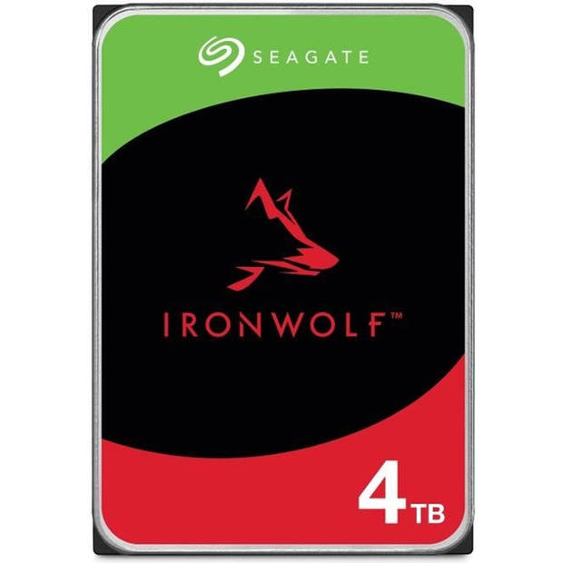 Seagate - Interne harde schijf - Ironwolf NAS - 4to - 3,5 - 5400 tpm (ST4000VN006)