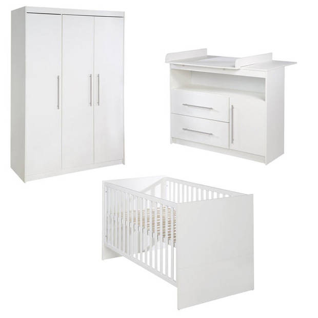 ROBA Complete babykamer Maren - 70x140 bed + commode + kledingkast (I)