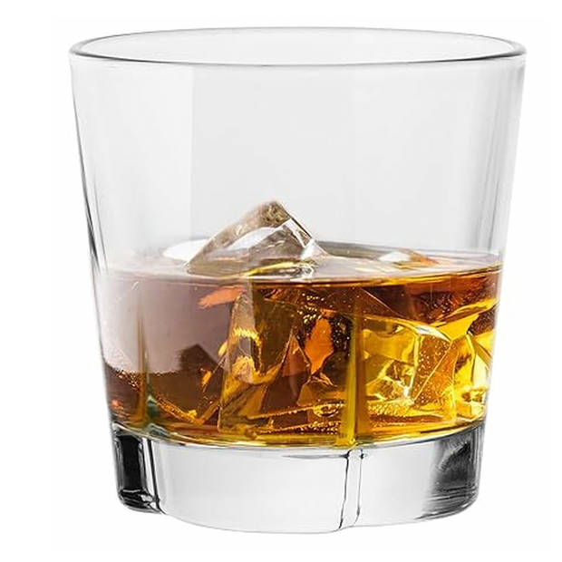 Old Fashioned Whiskey Glas - cocktailglas - 269 ml - Set van 8