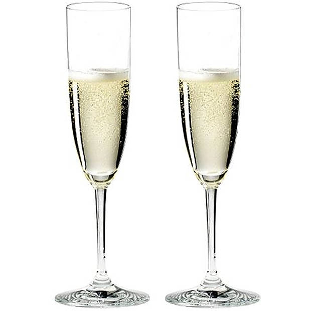 Riedel Champagne Glazen / Flutes Vinum - 2 stuks