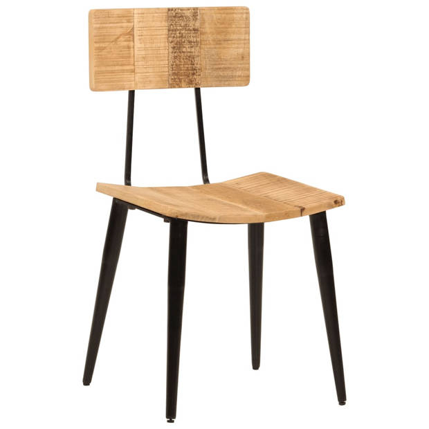 vidaXL Eetkamerstoelen 2 st 44x40x80 cm massief mangohout