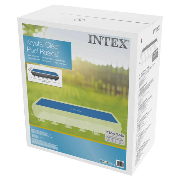 Intex Solarzwembadhoes 716x346 cm polyetheen blauw