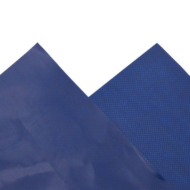 vidaXL Dekzeil 650 g/m² 4x5 m blauw