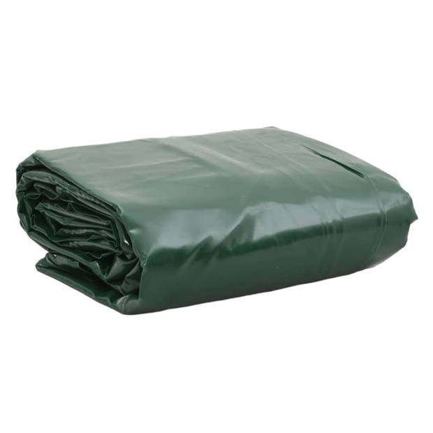 vidaXL Dekzeil 650 g/m² 1,5x6 m groen