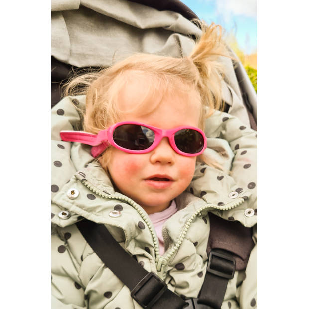 Melleson Eyewear Juul - Kinderzonnebril met Band - Maat S - Onbreekbaar - Lichtgewicht - Flexibel