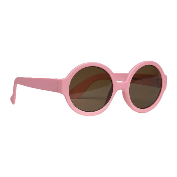 Melleson Eyewear Lenny - Kinderzonnebril - Maat M - Roze - Lichtgewicht - UV400 Categorie 3 - Stijlvol