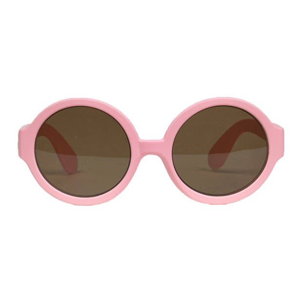 Melleson Eyewear Lenny - Kinderzonnebril - Maat M - Roze - Lichtgewicht - UV400 Categorie 3 - Stijlvol