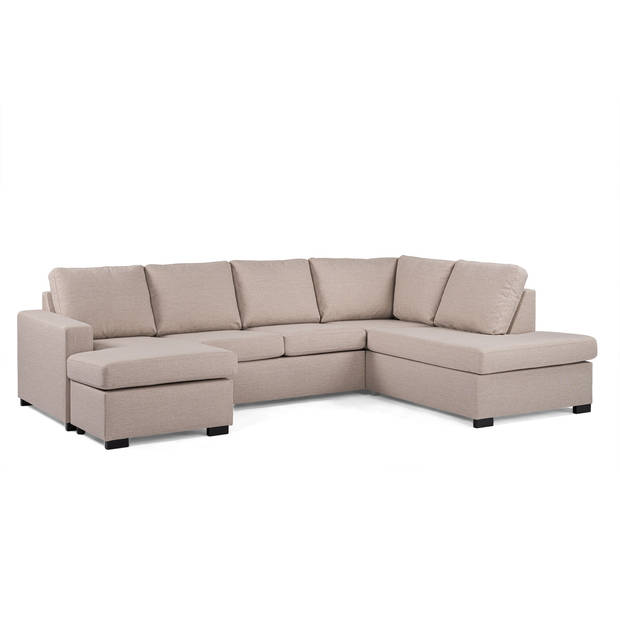 Giga Meubel - Chaise Longue Bank - Beige Stof - 3-Zits Rechts 285cm - Inari