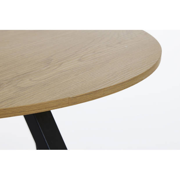 Giga Living - Salontafel Rond Ø80cm - Naturel Eiken - Cesura