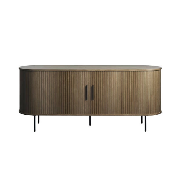 Giga Living - Dressoir Donkerbruin Eikenhout - 180x45x76cm - Nola