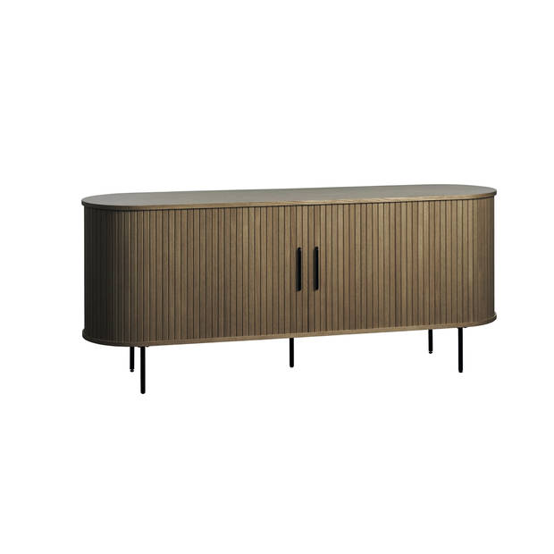 Giga Living - Dressoir Donkerbruin Eikenhout - 180x45x76cm - Nola