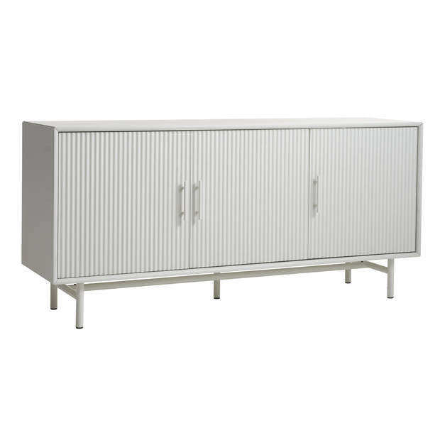 Giga Living - Dressoir Greige Metaal/MDF - 3-Deuren - 160x45x75cm - Palma