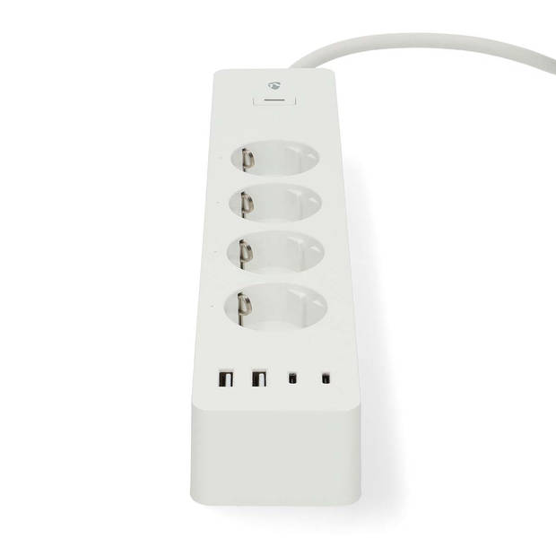 Nedis SmartLife Stekkerdoos - WIFIP313FWT