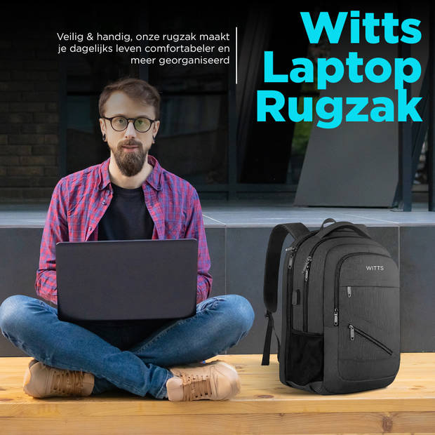 WITTS Rugzak Laptop Rugzak Laptoptas