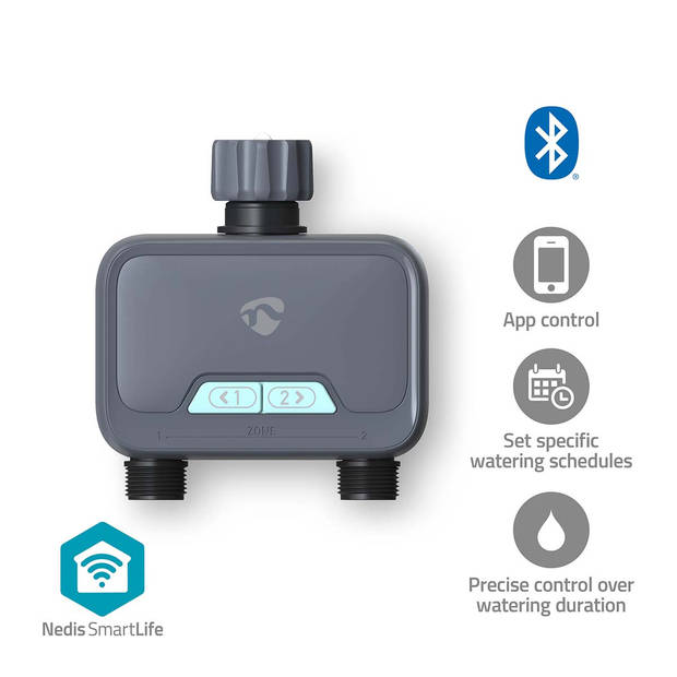 Nedis SmartLife Water Control - BTWV20GY - Grijs