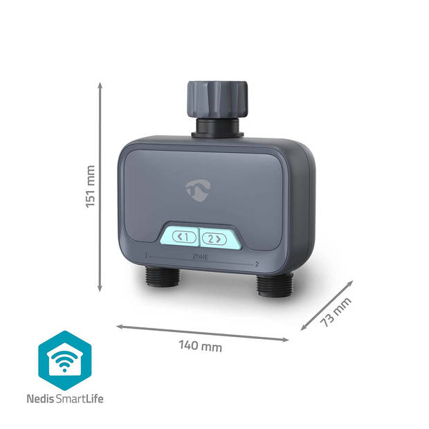 Nedis SmartLife Water Control - BTWV20GY - Grijs