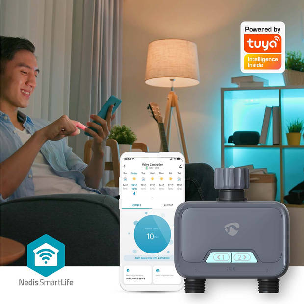 Nedis SmartLife Water Control - BTWV20GY - Grijs