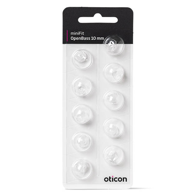 Oticon OpenBass dome miniFit 10mm 10 stuks