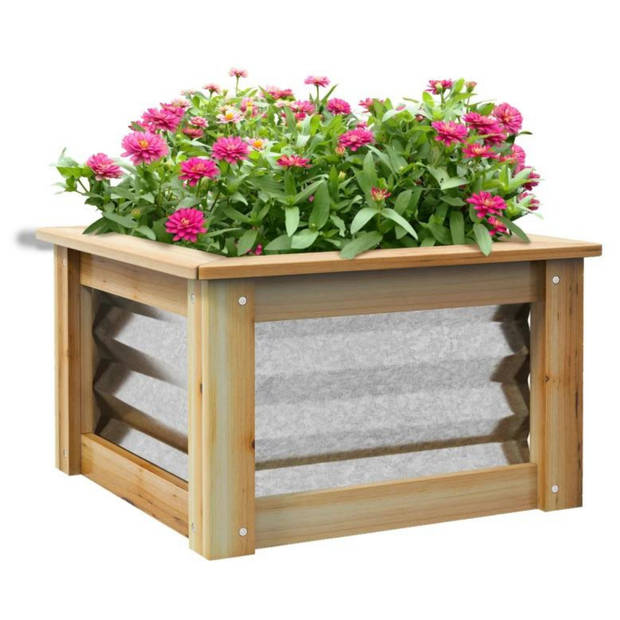 Plantenbakken voor buiten - Bloemen - Planten - Bloembak verhoogd - Bloempot - 45 x 45 x 30cm