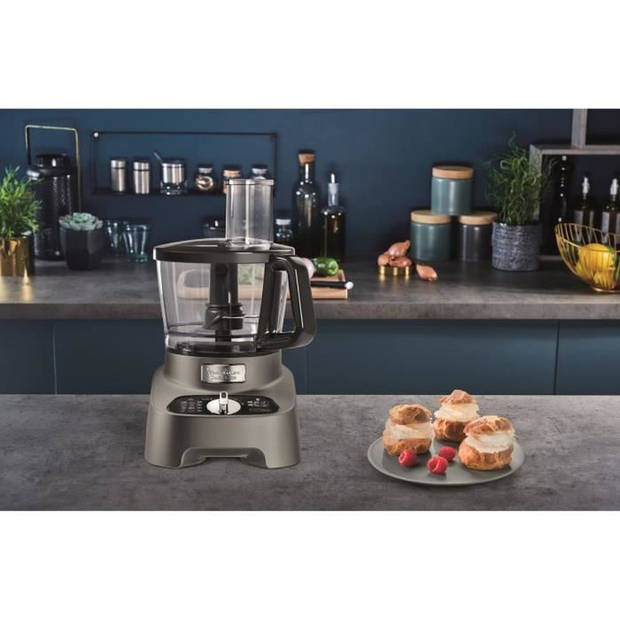 MOULINEX FP825E10 DoubleForce multifunctionele keukenmixer met 31 functies - 10 accessoires - Blender 2L