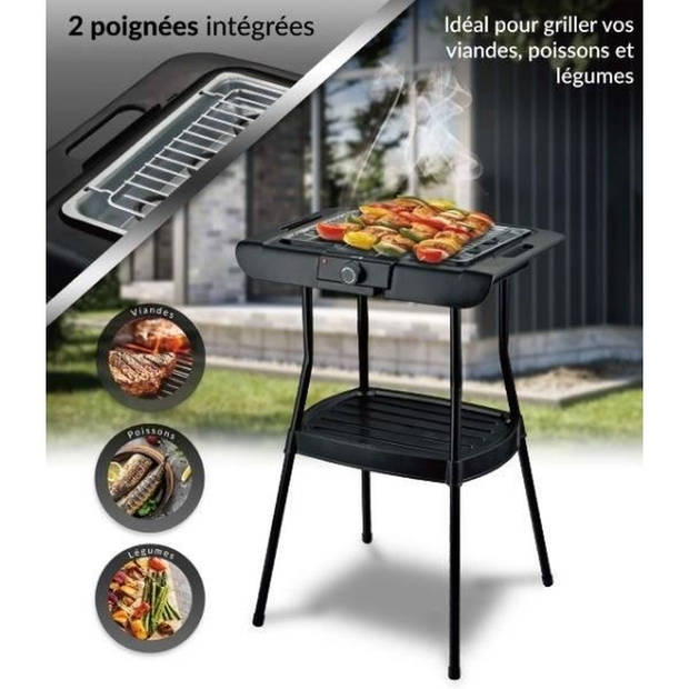 Vrijstaande elektrische barbecue - FAGOR - FGBB20 - 2000 W - Ideaal voor het grillen van uw vlees, vis en groenten