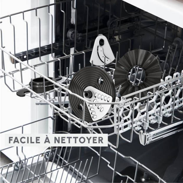 Moulinex Easy Force Multifunctionele keukenmixer , 4 accessoires, 15 functies, Vaatwasmachinebestendige onderdelen