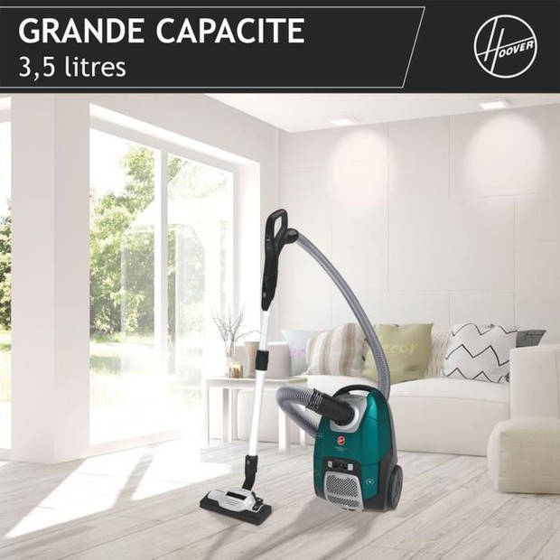 Hoover He530alg Stofzuiger - krachtig - 850 W - Silencer 69dB, grote capaciteit 3.5L