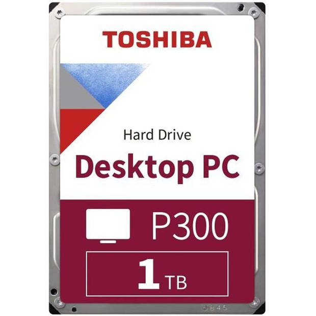 TOSHIBA - Interne harde schijf - P300 - 1 TB - 7.200 RPM - 3.5 (HDWD110EZSTA)