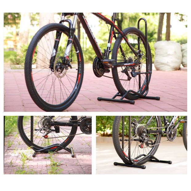 4toolz® Universeel Display Fietsenrek - fiets standaard - zwart