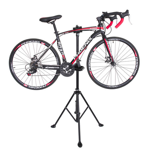 4toolz® Stevige Fiets Montagestandaard Draaibaar - 30kg max - Zwart