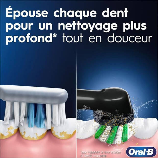 ORAL-B Vitality Pro elektrische tandenborstel - Blauw - 3 poetsstanden - Inclusief opzetborstel