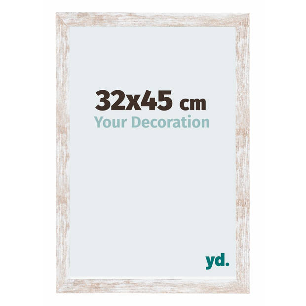 Fotolijst 32x45cm White Wash MDF Catania