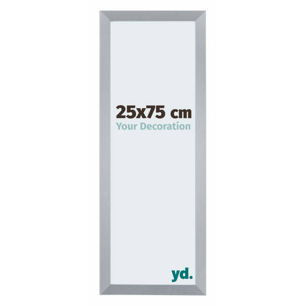 Fotolijst 25x75cm Zilver Glans MDF Catania