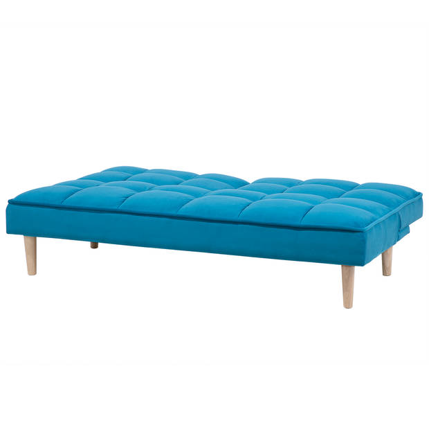 Beliani SILJAN - Driezitsbank-Blauw-Polyester