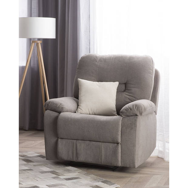 Beliani BERGEN - Fauteuil-Beige-Polyester