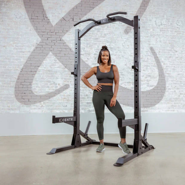 Centr Half Rack - Squat Rack met Pull-Up Bar