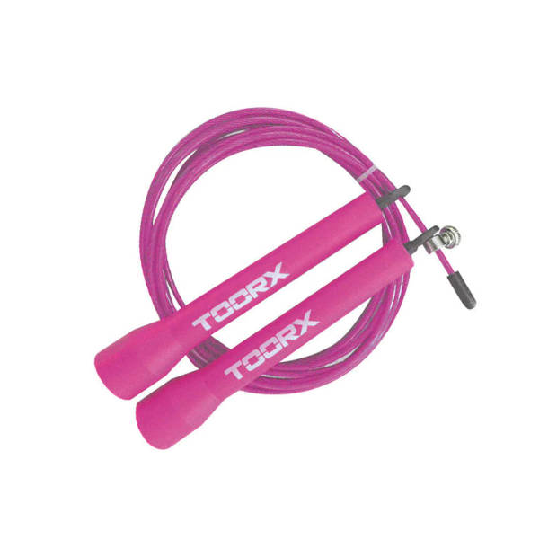 Toorx Fitness Speedrope Staal met kunststof handvatten Rood