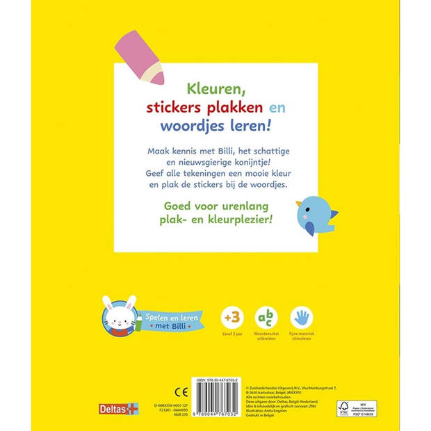 Stickerboek Spelen en leren met Billi