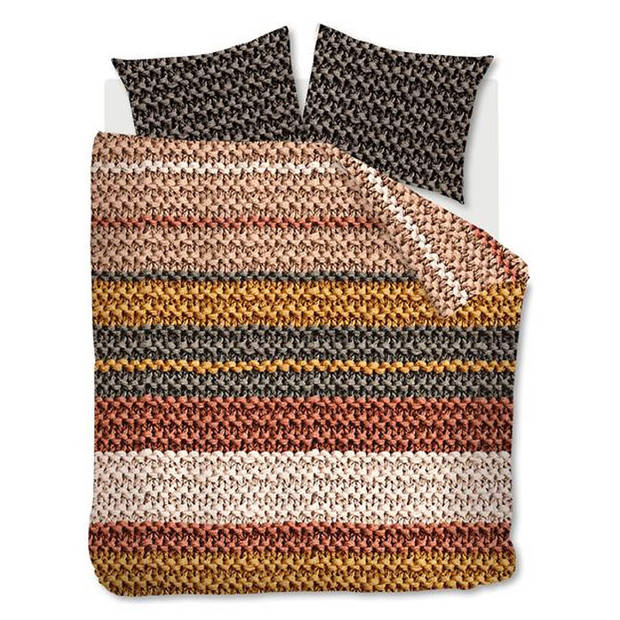 Beddinghouse Flanel dekbedovertrek Paola - Terra - 2-Persoons 200x200/220 cm